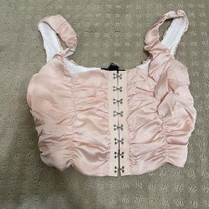 Forever 21 pink crop top